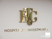 BTC logo signage