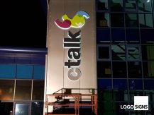 ctalk illuminated signage