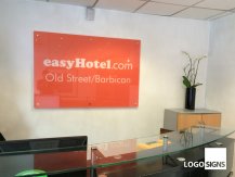 easy hotel plaque sign