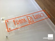 frank di lusson plaque sign