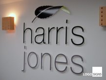 harris jones acrylic logo