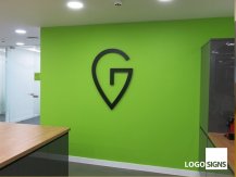 green logo sign