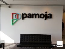 pamoja logo signage