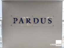 pardus acrylic plaque sign