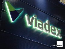 viadex logo sign